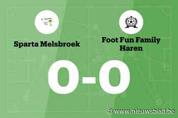 Duel tussen Sparta Melsbroek en FFF Brussels blijft doelpuntloos
