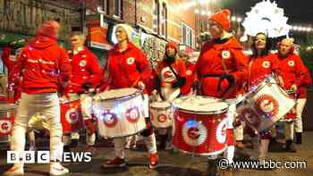 Bristol in pictures: Lanterns light up the gloom
