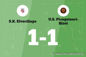 T. Bouchart redt punt voor U.S. Ploegsteert-Bizet tegen SK Elverdinge
