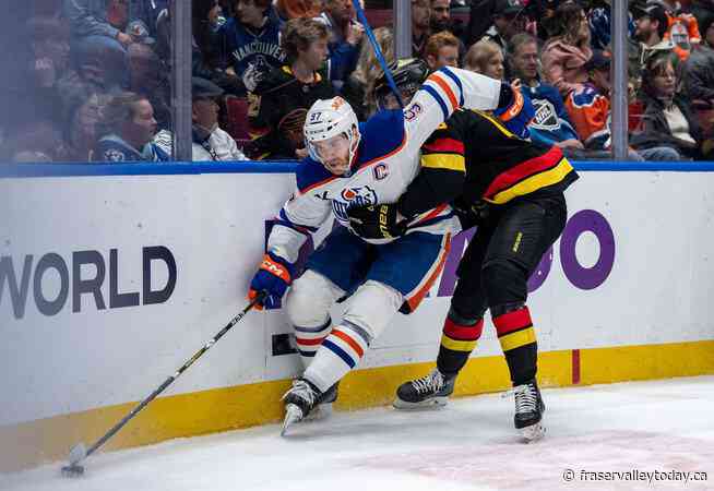 Oilers captain McDavid to have hearing with NHL after match penalty for cross-check