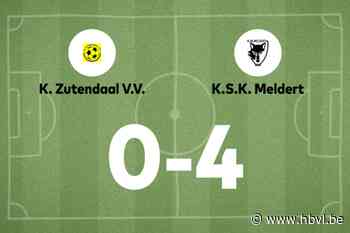 Meldert verslaat Zutendaal VV met 0-4 en eindigt reeks zonder overwinning