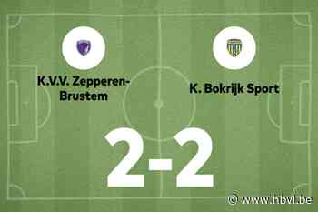 Bokrijk speelt gelijk in uitwedstrijd tegen Zepperen-Brustem B