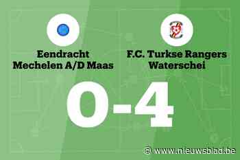 Turkse Rangers in tweede helft voorbij E. Mechelen a/d Maas