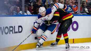 McDavid could get suspended for late-game skirmish in loss to Canucks