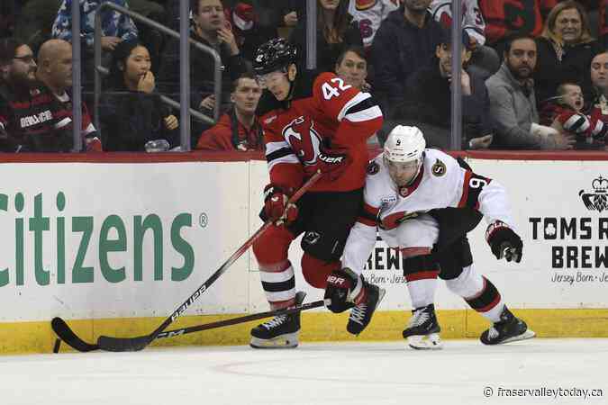 Forsberg makes 25 saves and Senators slip past Devils for 2-1 victory