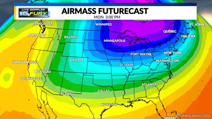 Spotty snow before an arctic blast arrives