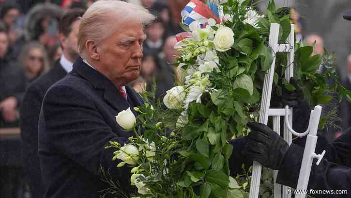 Trump lays wreath at Tomb of the Unknown Soldier ahead of inauguration