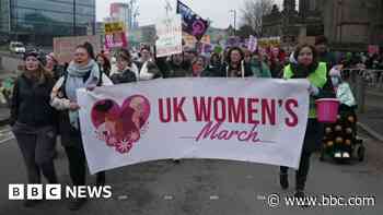 Women's march: 'We don't feel safe on our streets'
