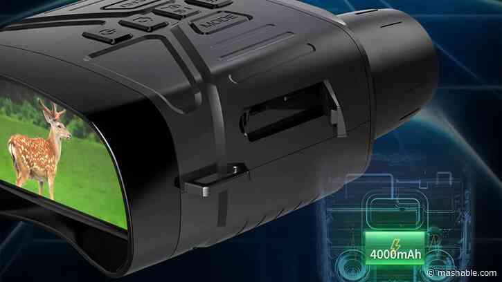 Get mini night vision binoculars that record video for just $90