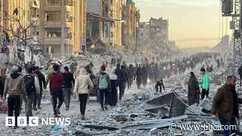Joy fades as Gazans return to destroyed homes