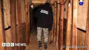 Hidden tunnel on US-Mexico border to be sealed