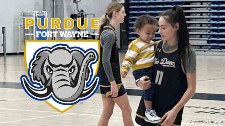 Mama Mastodon: Sydney Freeman balancing basketball and motherhood with Purdue Fort Wayne