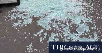 Man chauffeured teens while they used slingshots, marbles to shatter windows, court told