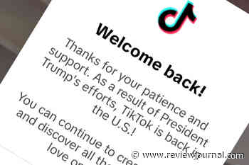 TikTok restores service to US users