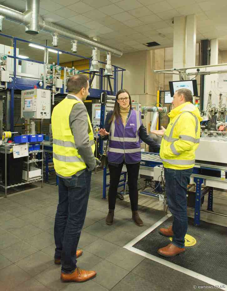 Maya Ellis MP visits Baxi production facility