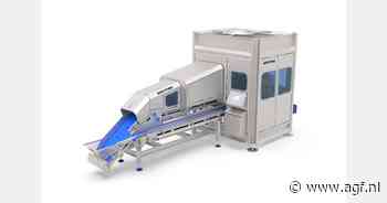 Robotgestuurde paprika-ontkerner en driedimensionale blokjessnijmachine en beeldvormingstechnologie