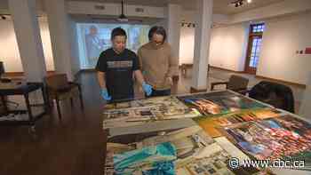 Winnipeg artist pays tribute to health-care workers who helped save his father's heart