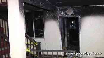 Flames consume, destroy apartment in Lauderdale Lakes