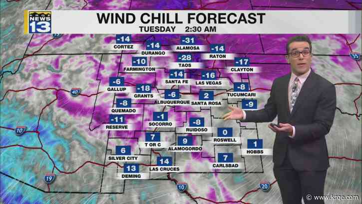 Coldest air of the season for most ahead