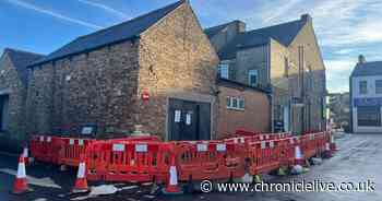 Northumberland County Council confirm Prudhoe One Stop shop was forced to close after being hit by gritter