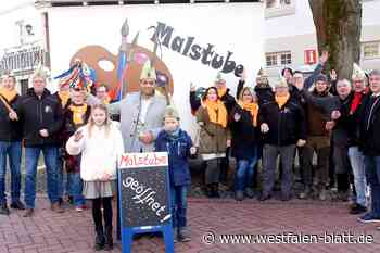 Neuer Karnevalsprinz eröffnet die Malstube in Steinheim
