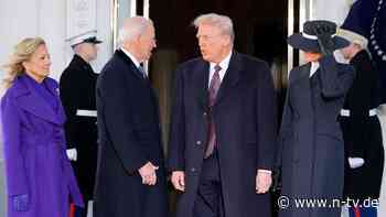 "Willkommen zu Hause": Biden empfängt Trump zur Teestunde im Weißen Haus