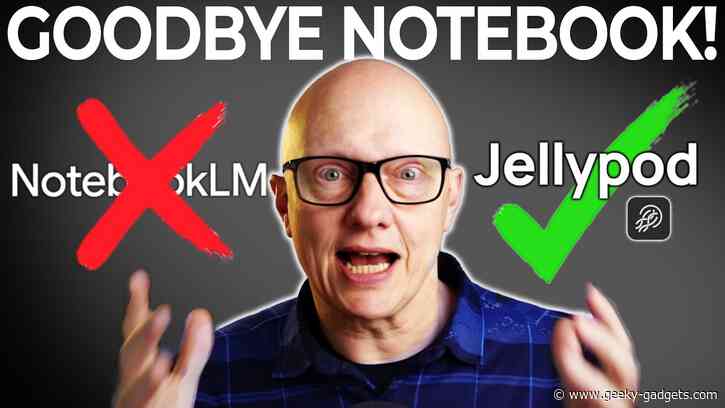 JellyPod AI Podcast Creator better than NotebookLM