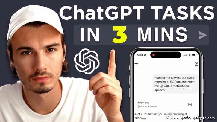 How to Use AI ChatGPT Tasks to Boost Productivity and Stay Organized