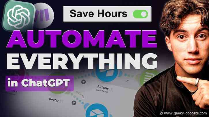 Automate Anything with ChatGPT and Make to Simplify Your Life