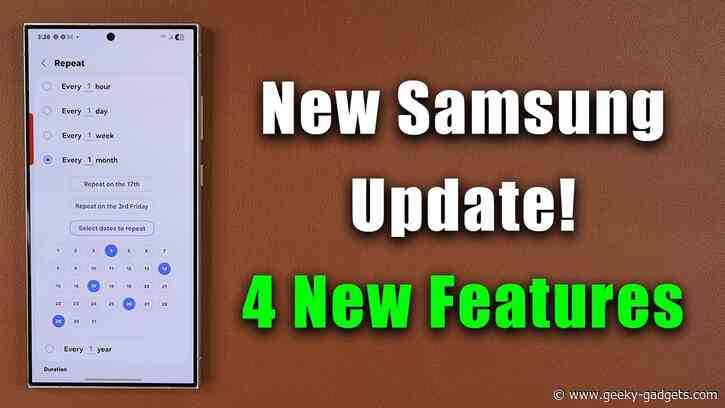 Samsung’s Latest Update Brings 4 New Features to Galaxy Devices