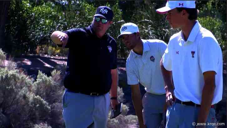 Taking it to the top: Coach Jake Harrington exceeding expectations in UNM men's golf