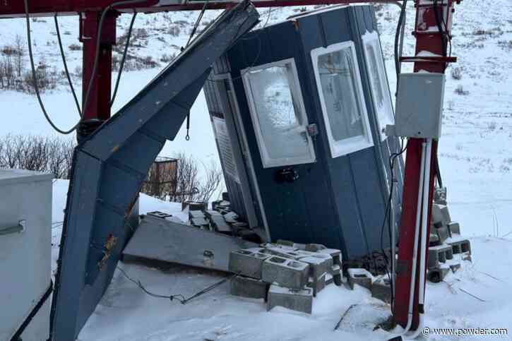 Violent Weather Destroys Alaska Ski Area's Lift Shack