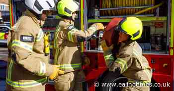 Self-heated clothes blamed for Southall laundry fire