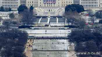 Klirrende Kälte in Washington: Die National Mall ist diesmal leergefegt