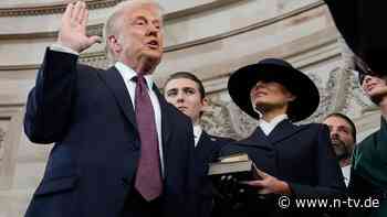 Doppelt hält besser?: Warum Trump beim Eid auf zwei Bibeln schwört