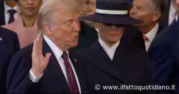 Donal Trump, il momento del giuramento come 47esimo presidente degli Stati Uniti