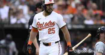 Anthony Santander, who hit 44 HRs last season, signs with Blue Jays: team source