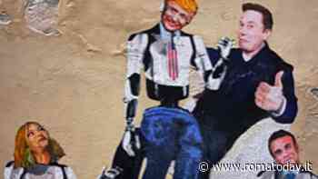 Elon Musk il burattinaio nel nuovo murales di Harry Greb