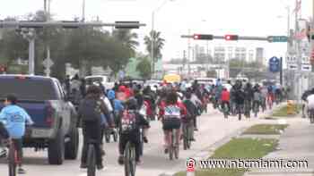 Cyclists hit the streets in Miami-Dade for annual rideout on MLK Day