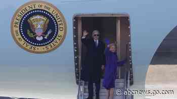 WATCH:  Biden boards Air Force One for final time