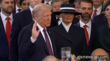 WATCH:  Donald Trump sworn in as 47th US president