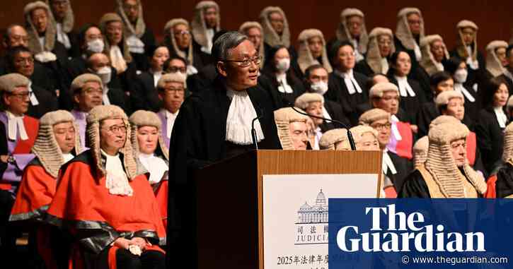 Hong Kong chief justice claims overseas judges have left due to ‘orchestrated harassment’