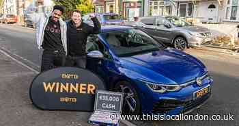 Walthamstow dad wins dream car and cash prize bundle for the second time