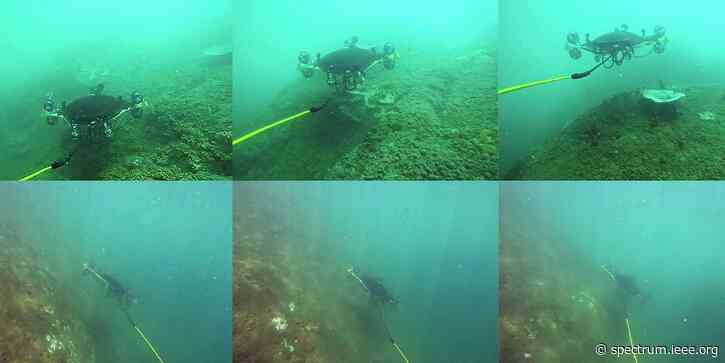 Robot Gets Up Close to the Seabed Without Disturbing It