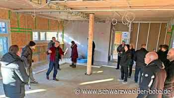 Kindergarten in Unterlengenhardt: Im Gebäude wird viel Holz verbaut