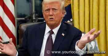 Londoners take aim at Donald Trump with Banksy-inspired dig at US Embassy