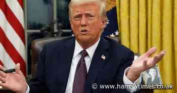 Londoners take aim at Donald Trump with Banksy-inspired dig at US Embassy