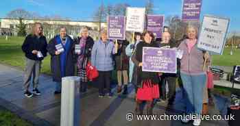 Protesters disrupt Northumberland County Council meeting as foster carers call for fair pay deal