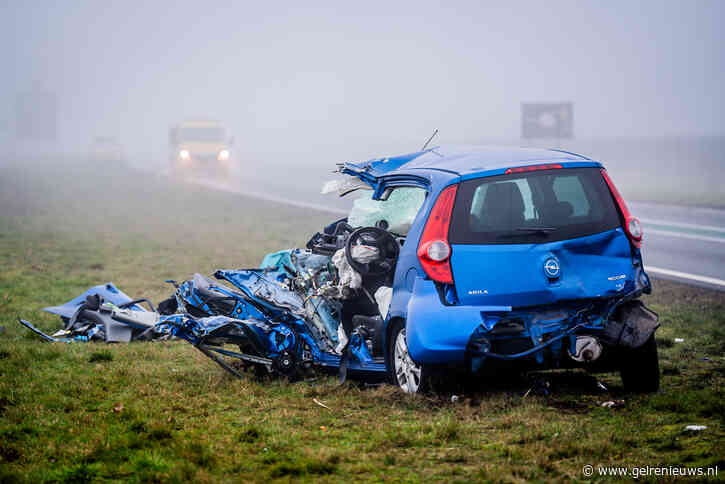 Dode en zwaargewonde bij ernstig ongeval op de ‘dodenweg’ N322