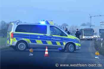 Radfahrer (88) bei Kollision mit Linienbus in Lübbecke lebensgefährlich verletzt